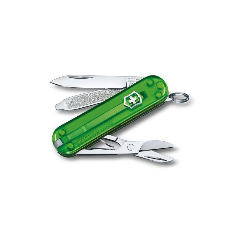 Victorinox Classic SD Transparent, 58mm, Green Tea