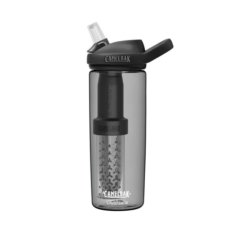 CamelBak eddy®+ Charcoal Water Bottle 20oz (0.6L) filtered by LifeStraw, 4904