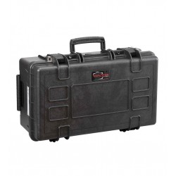 EXPLORER CASES 5221HL.B.6P Internal L520 x W285 x D205 mm with 6-pistols Bag, Ball-bearing Wheels, Black Case 42481