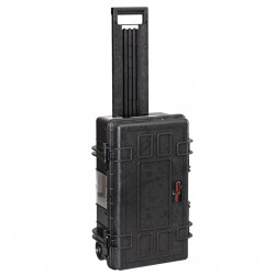 EXPLORER CASES 5221HL.B.6P Internal L520 x W285 x D205 mm with 6-pistols Bag, Ball-bearing Wheels, Black Case 42481